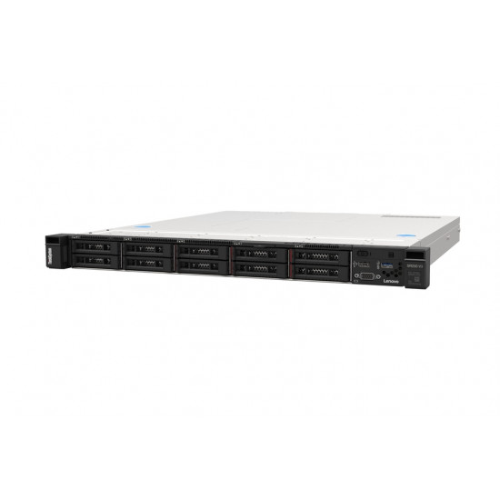 Сървър Lenovo ThinkSystem SR250 V3, Xeon E-2434 (4C 3.4GHz 8MB Cache/55W), 1x16GB, O/B, 2.5" HS (8), SW RAID, HS 800W Titanium, XCC2 Platinum, Rails Сървър Lenovo ThinkSystem SR250 V3, Xeon E-2434 (4C 3.4GHz 8MB Cache/55W), 1x16GB, O/B, 2.5" HS (8), SW RAID, HS 800W Titanium, XCC2 Platinum, Rails