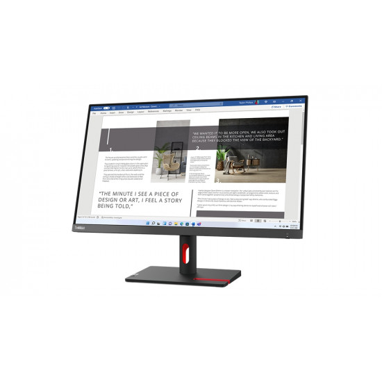 Lenovo ThinkVision S27i-30 27" FHD IPS, 16:9, 1920x1080, 6 ms, 1300:1, 100Hz, Tilt Stand, 2xHDMI, VGA Lenovo ThinkVision S27i-30 27" FHD IPS, 16:9, 1920x1080, 6 ms, 1300:1, 100Hz, Tilt Stand, 2xHDMI, VGA
