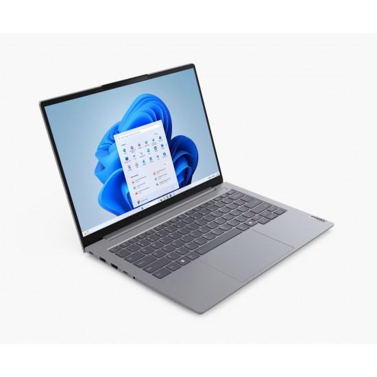 Лаптоп Lenovo ThinkBook 14 G7 AMD Ryzen 7 7735HS (up to 4.75GHz, 16MB), 32GB(16+16) DDR5-4800, 1TB SSD, 14" WUXGA (1920x1200) IPS AG, AMD Radeon 680M Graphics, 1080p&IR Cam, Backlit KB, 3 cell, WLAN, BT, FPR, Win11Pro, 3Y Onsite Лаптоп Lenovo ThinkBook 14 G7 AMD Ryzen 7 7735HS (up to 4.75GHz, 16MB), 32GB(16+16) DDR5-4800, 1TB SSD, 14" WUXGA (1920x1200) IPS AG, AMD Radeon 680M Graphics, 1080p&IR Cam, Backlit KB, 3 cell, WLAN, BT, FPR, Win11Pro, 3Y Onsite