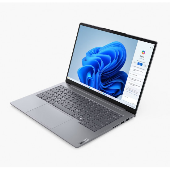 Лаптоп Lenovo ThinkBook 14 G7 AMD Ryzen 7 7735HS (up to 4.75GHz, 16MB), 32GB(16+16) DDR5-4800, 1TB SSD, 14" WUXGA (1920x1200) IPS AG, AMD Radeon 680M Graphics, 1080p&IR Cam, Backlit KB, 3 cell, WLAN, BT, FPR, Win11Pro, 3Y Onsite Лаптоп Lenovo ThinkBook 14 G7 AMD Ryzen 7 7735HS (up to 4.75GHz, 16MB), 32GB(16+16) DDR5-4800, 1TB SSD, 14" WUXGA (1920x1200) IPS AG, AMD Radeon 680M Graphics, 1080p&IR Cam, Backlit KB, 3 cell, WLAN, BT, FPR, Win11Pro, 3Y Onsite