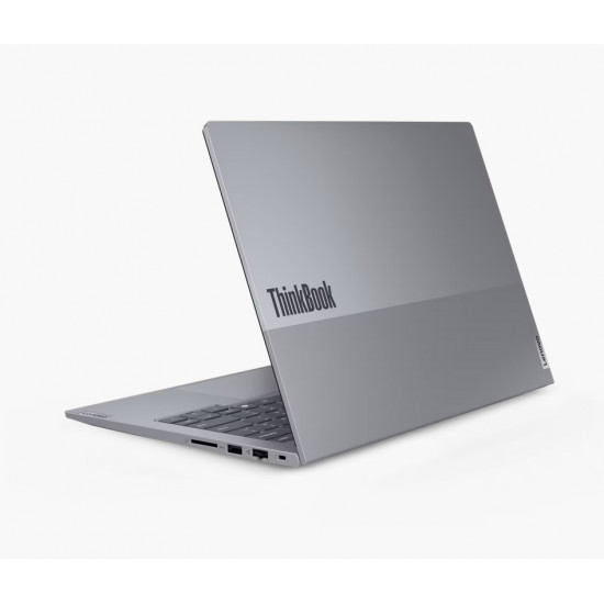 Лаптоп Lenovo ThinkBook 14 G7 AMD Ryzen 7 7735HS (up to 4.75GHz, 16MB), 32GB(16+16) DDR5-4800, 1TB SSD, 14" WUXGA (1920x1200) IPS AG, AMD Radeon 680M Graphics, 1080p&IR Cam, Backlit KB, 3 cell, WLAN, BT, FPR, Win11Pro, 3Y Onsite Лаптоп Lenovo ThinkBook 14 G7 AMD Ryzen 7 7735HS (up to 4.75GHz, 16MB), 32GB(16+16) DDR5-4800, 1TB SSD, 14" WUXGA (1920x1200) IPS AG, AMD Radeon 680M Graphics, 1080p&IR Cam, Backlit KB, 3 cell, WLAN, BT, FPR, Win11Pro, 3Y Onsite