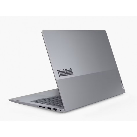 Лаптоп Lenovo ThinkBook 14 G7 Intel Core Ultra 7 155H (up to 4.8GHz, 24MB), 16GB DDR5-5600, 512GB SSD, 14" WUXGA (1920x1200) IPS AG, Intel Arc Graphics, FHD 1080p&IR Cam, Backlit KB, 3 cell, WLAN, BT, FPR, DOS, 3Y CCI Лаптоп Lenovo ThinkBook 14 G7 Intel Core Ultra 7 155H (up to 4.8GHz, 24MB), 16GB DDR5-5600, 512GB SSD, 14" WUXGA (1920x1200) IPS AG, Intel Arc Graphics, FHD 1080p&IR Cam, Backlit KB, 3 cell, WLAN, BT, FPR, DOS, 3Y CCI
