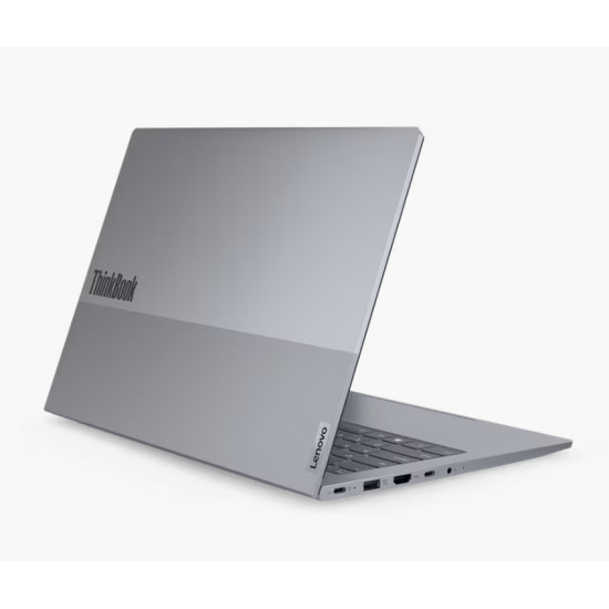 Лаптоп Lenovo ThinkBook 14 G7 Intel Core Ultra 7 155H (up to 4.8GHz, 24MB), 16GB DDR5-5600, 512GB SSD, 14" WUXGA (1920x1200) IPS AG, Intel Arc Graphics, FHD 1080p&IR Cam, Backlit KB, 3 cell, WLAN, BT, FPR, DOS, 3Y CCI Лаптоп Lenovo ThinkBook 14 G7 Intel Core Ultra 7 155H (up to 4.8GHz, 24MB), 16GB DDR5-5600, 512GB SSD, 14" WUXGA (1920x1200) IPS AG, Intel Arc Graphics, FHD 1080p&IR Cam, Backlit KB, 3 cell, WLAN, BT, FPR, DOS, 3Y CCI