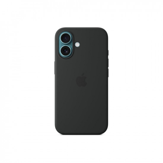 Apple iPhone 16 Plus Silicone Case with MagSafe - Black Apple iPhone 16 Plus Silicone Case with MagSafe - Black