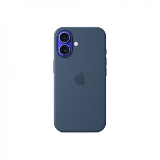 Apple iPhone 16 Plus Silicone Case with MagSafe - Denim Apple iPhone 16 Plus Silicone Case with MagSafe - Denim