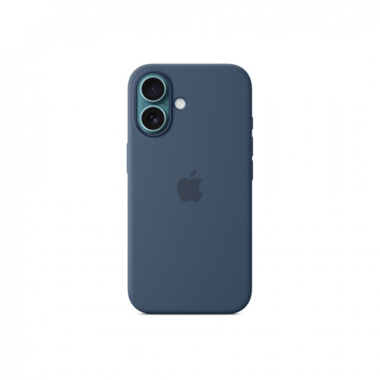 Apple iPhone 16 Plus Silicone Case with MagSafe - Denim Apple iPhone 16 Plus Silicone Case with MagSafe - Denim