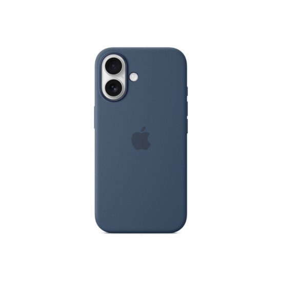 Apple iPhone 16 Plus Silicone Case with MagSafe - Denim Apple iPhone 16 Plus Silicone Case with MagSafe - Denim