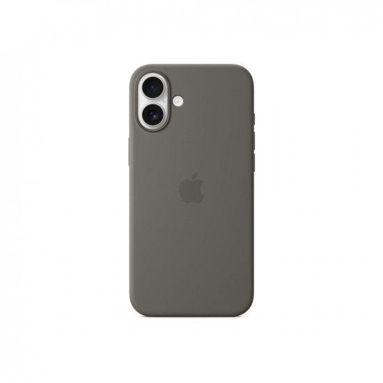 Apple iPhone 16 Plus Silicone Case with MagSafe - Stone Grey Apple iPhone 16 Plus Silicone Case with MagSafe - Stone Grey