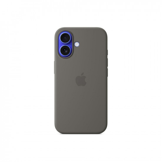 Apple iPhone 16 Silicone Case with MagSafe - Stone Grey Apple iPhone 16 Silicone Case with MagSafe - Stone Grey