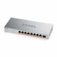 ZyXEL XMG-108 8 Ports 2,5G + 1 SFP+, 8 ports 100W total PoE++ Desktop MultiGig unmanaged Switch ZyXEL XMG-108 8 Ports 2,5G + 1 SFP+, 8 ports 100W total PoE++ Desktop MultiGig unmanaged Switch