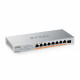 ZyXEL XMG-108 8 Ports 2,5G + 1 SFP+, 8 ports 100W total PoE++ Desktop MultiGig unmanaged Switch ZyXEL XMG-108 8 Ports 2,5G + 1 SFP+, 8 ports 100W total PoE++ Desktop MultiGig unmanaged Switch