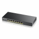 ZyXEL GS1900-8HP, 8-port GbE L2 PoE Smart Switch, 802.3at, desktop, fanless, 70 Watt ZyXEL GS1900-8HP, 8-port GbE L2 PoE Smart Switch, 802.3at, desktop, fanless, 70 Watt