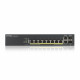 ZyXEL GS1920-8HPv2, 10 Port Smart Managed Switch 8x Gigabit Copper and 2x Gigabit dual pers., hybrid mode, standalone or NebulaFlex Cloud, 130 Watt PoE, fanless ZyXEL GS1920-8HPv2, 10 Port Smart Managed Switch 8x Gigabit Copper and 2x Gigabit dual pers., hybrid mode, standalone or NebulaFlex Cloud, 130 Watt PoE, fanless