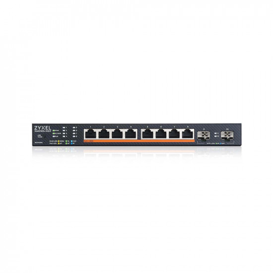 ZyXEL XMG1915-10EP, 8-port 2.5GbE, 2 SFP+, 8 x PoE++ 130W Smart Switch, hybird mode, standalone or NebulaFlex Cloud