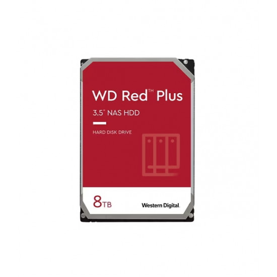 Western Digital Red 8TB Plus ( 3.5", 256MB, 5640 RPM, SATA 6Gb/s )