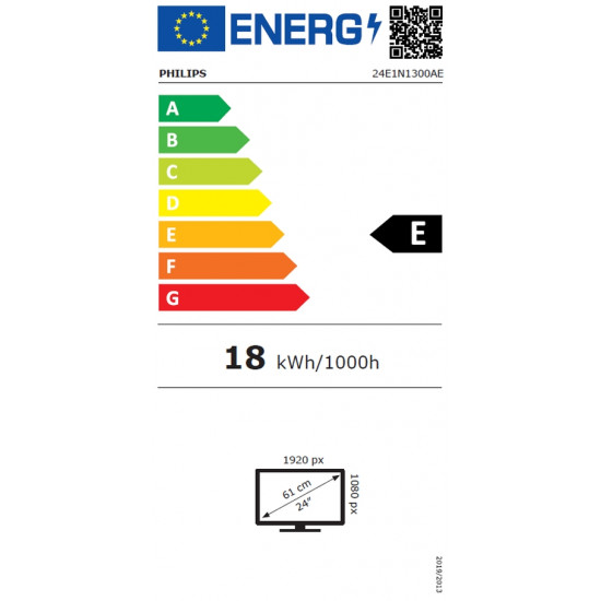 Philips 24E1N1300AE, 23.8" IPS WLED, 1920x1080@100Hz, 4ms GtG, 1ms MPRT, 250cd m/2, 1300:1, Mega Infinity DCR, Adaptive Sync, FlickerFree, LowBlue Mode, 2Wx2, Tilt, Height Adjust, HDMI, USB hub Philips 24E1N1300AE, 23.8" IPS WLED, 1920x1080@100Hz, 4ms GtG, 1ms MPRT, 250cd m/2, 1300:1, Mega Infinity DCR, Adaptive Sync, FlickerFree, LowBlue Mode, 2Wx2, Tilt, Height Adjust, HDMI, USB hub