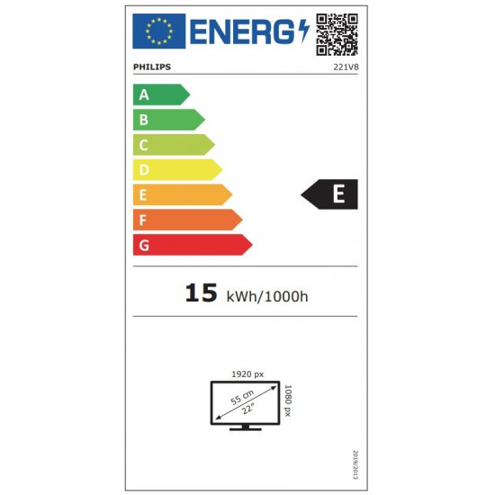 Philips 221V8, 21.5" VA WLED, 1920x1080@75Hz, 4ms GtG, 250cd m/2, 3000:1, Mega Infinity DCR, Adaptive Sync, FlickerFree, Low Blue Mode, Tilt, D-SUB, HDMI Philips 221V8, 21.5" VA WLED, 1920x1080@75Hz, 4ms GtG, 250cd m/2, 3000:1, Mega Infinity DCR, Adaptive Sync, FlickerFree, Low Blue Mode, Tilt, D-SUB, HDMI
