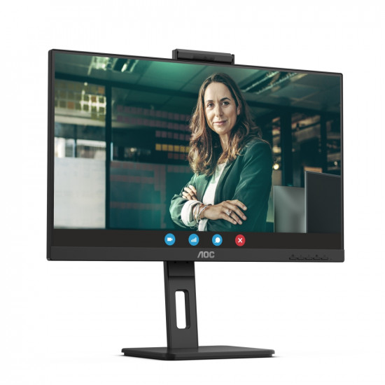 AOC 24P3CW, 23.8" IPS WLED, 1920x1080@75Hz, 4ms GtG, 300cd m/2, 1000:1, DCR 50M:1, AdaptiveSync, FlickerFree, Low Blue Light, 5Wx2, 5MP Windows Hello, Tilt, Height Adjust, Pivot, Swivel, HDMI, DP, RJ45, USB hub AOC 24P3CW, 23.8" IPS WLED, 1920x1080@75Hz, 4ms GtG, 300cd m/2, 1000:1, DCR 50M:1, AdaptiveSync, FlickerFree, Low Blue Light, 5Wx2, 5MP Windows Hello, Tilt, Height Adjust, Pivot, Swivel, HDMI, DP, RJ45, USB hub