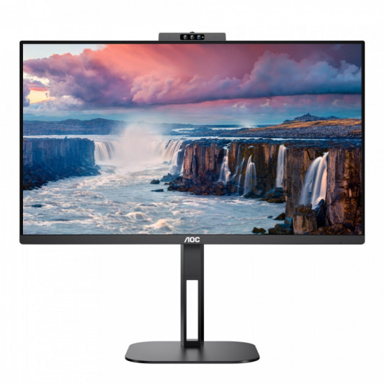 AOC 24V5CW/BK, 23.8" IPS WLED, 1920x1080@75Hz, 4ms GtG, 1ms MPRT, 300cd m/2, 1000:1, DCR 20M:1, FreeSync, FlickerFree, Low Blue Light, 5Wx2, 2MP Windows Hello, Tilt, Height Adjust, Pivot, Swivel, HDMI, DP, USB hub_Neomounts Notebook Desk Stand AOC 24V5CW/BK, 23.8" IPS WLED, 1920x1080@75Hz, 4ms GtG, 1ms MPRT, 300cd m/2, 1000:1, DCR 20M:1, FreeSync, FlickerFree, Low Blue Light, 5Wx2, 2MP Windows Hello, Tilt, Height Adjust, Pivot, Swivel, HDMI, DP, USB hub_Neomounts Notebook Desk Stand