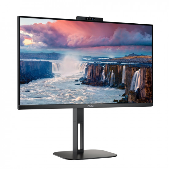 AOC 24V5CW/BK, 23.8" IPS WLED, 1920x1080@75Hz, 4ms GtG, 1ms MPRT, 300cd m/2, 1000:1, DCR 20M:1, FreeSync, FlickerFree, Low Blue Light, 5Wx2, 2MP Windows Hello, Tilt, Height Adjust, Pivot, Swivel, HDMI, DP, USB hub_Neomounts Notebook Desk Stand AOC 24V5CW/BK, 23.8" IPS WLED, 1920x1080@75Hz, 4ms GtG, 1ms MPRT, 300cd m/2, 1000:1, DCR 20M:1, FreeSync, FlickerFree, Low Blue Light, 5Wx2, 2MP Windows Hello, Tilt, Height Adjust, Pivot, Swivel, HDMI, DP, USB hub_Neomounts Notebook Desk Stand