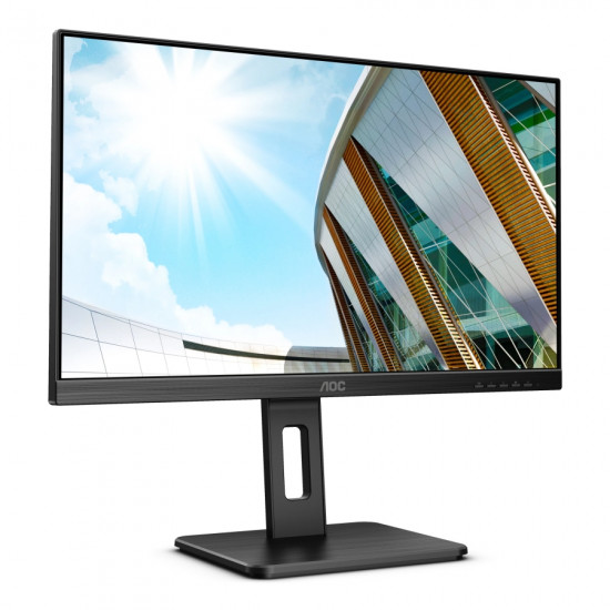 AOC Q24P2Q, 23.8" IPS WLED, 2560x1440@75Hz, 4ms GtG, 250cd m/2, 1000:1, DCR 50M:1, FlickerFree, Low Blue Light, 2Wx2, Tilt, Height Adjust, Pivot, Swivel, D-SUB, HDMI, DP, USB hub AOC Q24P2Q, 23.8" IPS WLED, 2560x1440@75Hz, 4ms GtG, 250cd m/2, 1000:1, DCR 50M:1, FlickerFree, Low Blue Light, 2Wx2, Tilt, Height Adjust, Pivot, Swivel, D-SUB, HDMI, DP, USB hub