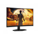 AOC C27G42E, 27" Curved 1500R, VA, WLED, 1920x1080@180Hz, 1ms GtG, 0.5ms MPRT, 300cd m/2, 3000:1, 80M:1 DCR, Adaptive Sync, FlickerFree, Low Blue Light, 2Wx2, Tilt, 2xHDMI, DP
