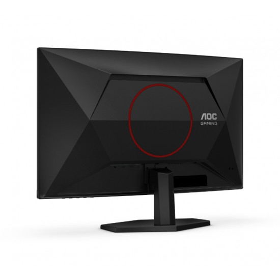 AOC C27G42E, 27" Curved 1500R, VA, WLED, 1920x1080@180Hz, 1ms GtG, 0.5ms MPRT, 300cd m/2, 3000:1, 80M:1 DCR, Adaptive Sync, FlickerFree, Low Blue Light, 2Wx2, Tilt, 2xHDMI, DP