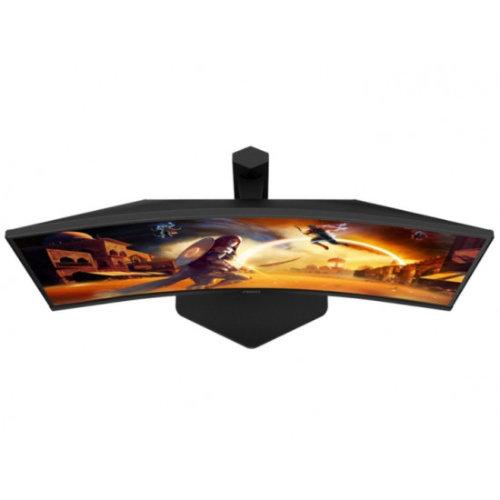 AOC CQ27G4X, 27" Curved 1500R, Fast VA, WLED, 2560x1440@180Hz, 1ms GtG, 0.5ms MPRT, 300cd m/2, 4000:1, 80M:1 DCR, Adaptive Sync, FlickerFree, Low Blue Light, Tilt, Height Adjust, Swivel, 2xHDMI, DP