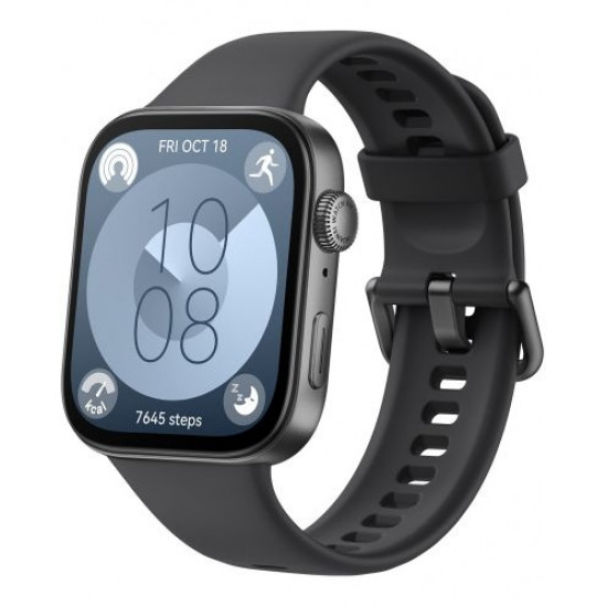 Часовник Huawei Watch Fit 3 Midnight Black, Solo-B09S, 1.82" AMOLED, 480x408, SPO2, BT5.0, 5ATM, 400mAh Часовник Huawei Watch Fit 3 Midnight Black, Solo-B09S, 1.82" AMOLED, 480x408, SPO2, BT5.0, 5ATM, 400mAh