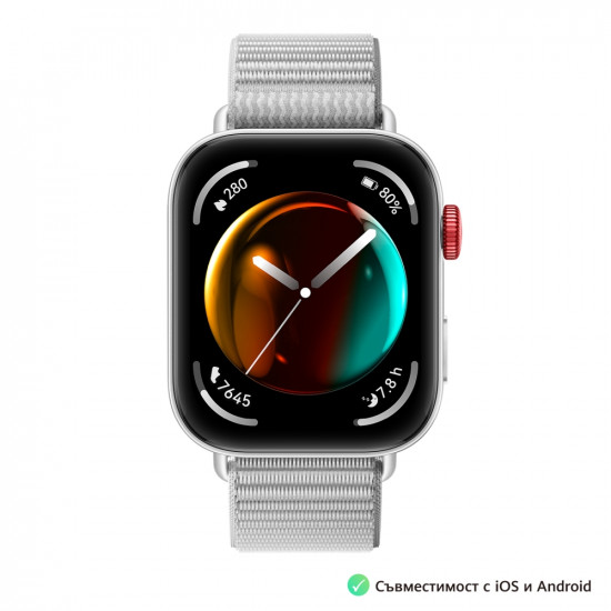 Часовник Huawei Watch Fit 3 Solo-B19T Grey Nylon Часовник Huawei Watch Fit 3 Solo-B19T Grey Nylon