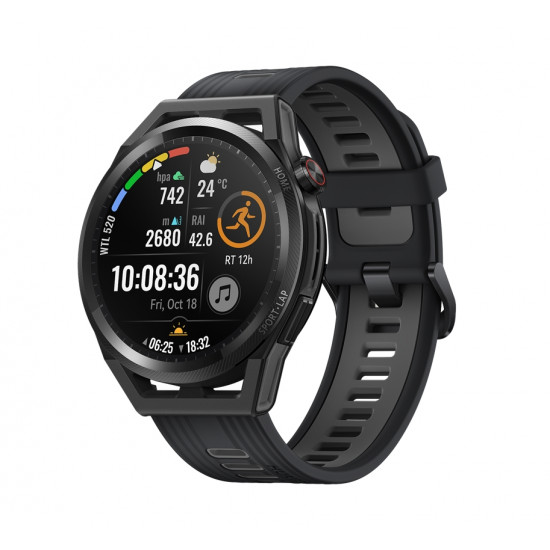 Часовник Huawei Watch GT Runner Runner-B19S, 1.43", Amoled,466x466, 4GB, BT(2.4 GHz, supports BT5.2 and BR+BLE+EDR), WR 5ATM, GPS, WiFi,NFC, Battery 451mAh, Ultra-long battery life 14 days,Harmony OS, APP Galery Black Silicone strap Часовник Huawei Watch GT Runner Runner-B19S, 1.43", Amoled,466x466, 4GB, BT(2.4 GHz, supports BT5.2 and BR+BLE+EDR), WR 5ATM, GPS, WiFi,NFC, Battery 451mAh, Ultra-long battery life 14 days,Harmony OS, APP Galery Black Silicone strap