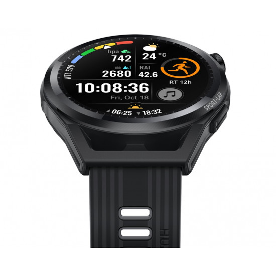 Часовник Huawei Watch GT Runner Runner-B19S, 1.43", Amoled,466x466, 4GB, BT(2.4 GHz, supports BT5.2 and BR+BLE+EDR), WR 5ATM, GPS, WiFi,NFC, Battery 451mAh, Ultra-long battery life 14 days,Harmony OS, APP Galery Black Silicone strap Часовник Huawei Watch GT Runner Runner-B19S, 1.43", Amoled,466x466, 4GB, BT(2.4 GHz, supports BT5.2 and BR+BLE+EDR), WR 5ATM, GPS, WiFi,NFC, Battery 451mAh, Ultra-long battery life 14 days,Harmony OS, APP Galery Black Silicone strap