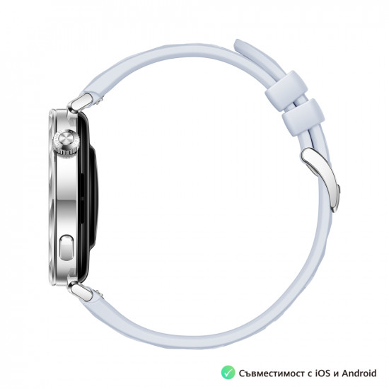 Часовник Huawei Watch GT5 Jana-B19FC, 1.32", Amoled 466x466 PPI 352, , BT5.2 BLE/BR/EDR, 5ATM, 524mAh, Screenshot sharing, support message input, message notifications, Battery life up to 7 days,Compatible with iOS and Android devices, Blue Fluoroela Часовник Huawei Watch GT5 Jana-B19FC, 1.32", Amoled 466x466 PPI 352, , BT5.2 BLE/BR/EDR, 5ATM, 524mAh, Screenshot sharing, support message input, message notifications, Battery life up to 7 days,Compatible with iOS and Android devices, Blue Fluoroela