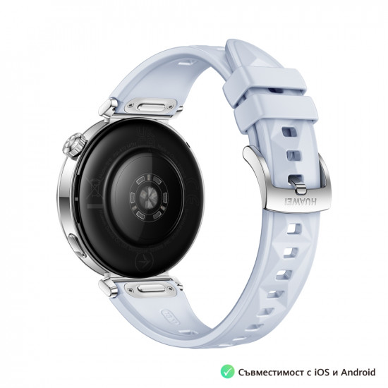 Часовник Huawei Watch GT5 Jana-B19FC, 1.32", Amoled 466x466 PPI 352, , BT5.2 BLE/BR/EDR, 5ATM, 524mAh, Screenshot sharing, support message input, message notifications, Battery life up to 7 days,Compatible with iOS and Android devices, Blue Fluoroela Часовник Huawei Watch GT5 Jana-B19FC, 1.32", Amoled 466x466 PPI 352, , BT5.2 BLE/BR/EDR, 5ATM, 524mAh, Screenshot sharing, support message input, message notifications, Battery life up to 7 days,Compatible with iOS and Android devices, Blue Fluoroela