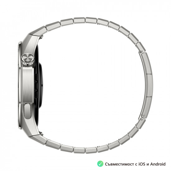 Часовник Huawei Watch GT5 Pro Vili-B29M, 1.43", Amoled, 466x466, PPI 326, BT5.2, BLE/BR/EDR, 524mAh, 40-meter free diving, HUAWEI TruSense System, ECG analysis, Battery life up to 14 days, Compatible with iOS and Android devices, Titanium Часовник Huawei Watch GT5 Pro Vili-B29M, 1.43", Amoled, 466x466, PPI 326, BT5.2, BLE/BR/EDR, 524mAh, 40-meter free diving, HUAWEI TruSense System, ECG analysis, Battery life up to 14 days, Compatible with iOS and Android devices, Titanium
