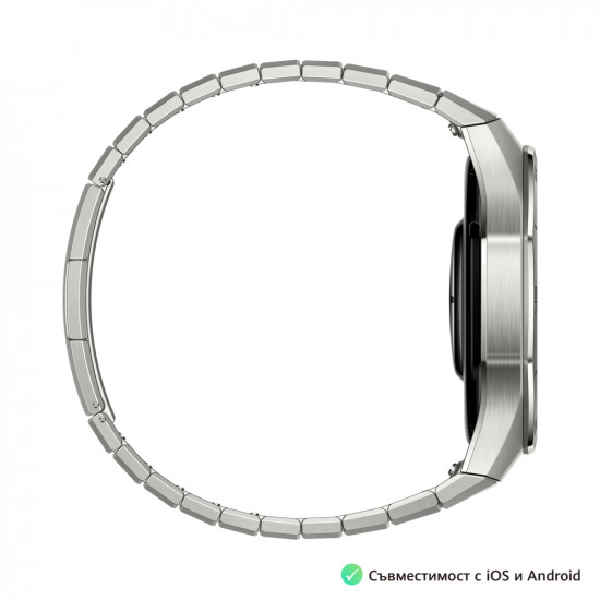 Часовник Huawei Watch GT5 Pro Vili-B29M, 1.43", Amoled, 466x466, PPI 326, BT5.2, BLE/BR/EDR, 524mAh, 40-meter free diving, HUAWEI TruSense System, ECG analysis, Battery life up to 14 days, Compatible with iOS and Android devices, Titanium Часовник Huawei Watch GT5 Pro Vili-B29M, 1.43", Amoled, 466x466, PPI 326, BT5.2, BLE/BR/EDR, 524mAh, 40-meter free diving, HUAWEI TruSense System, ECG analysis, Battery life up to 14 days, Compatible with iOS and Android devices, Titanium