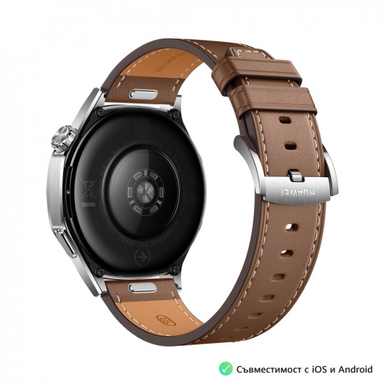 Часовник Huawei Watch GT5 Vili-B19L, 1.43", Amoled 466x466 PPI 326, BT5.2 BLE/BR/EDR, 5ATM, 524mAh, Screenshot sharing, support message input, message notifications, Battery life up to 14 days, Compatible with iOS and Android devices, Brown Leather Часовник Huawei Watch GT5 Vili-B19L, 1.43", Amoled 466x466 PPI 326, BT5.2 BLE/BR/EDR, 5ATM, 524mAh, Screenshot sharing, support message input, message notifications, Battery life up to 14 days, Compatible with iOS and Android devices, Brown Leather