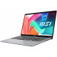 Лаптоп MSI Modern 15 F13MG, i5-1334U (10C/12T, up to 4.60 GHz, 12 MB) , 15.6" FHD (1920x1080), IPS-Level, Iris Xe Graphics, 16GB DDR4 2x8 (3200MHz), 512GB PCIe Gen4x4 SSD, Intel Wi-Fi 6E, BT v5.3, Backlit KBD White, Copilot Key, 3 cell, Platinum Gray