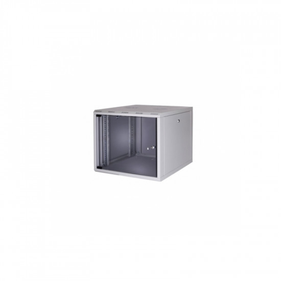 Formrack 19" Wall Mounted rack 9U SOHO 512/400mm, height: 448mm, loading capacity: 50kg., tempered glass door, 19" front rails Formrack 19" Wall Mounted rack 9U SOHO 512/400mm, height: 448mm, loading capacity: 50kg., tempered glass door, 19" front rails