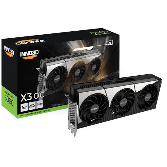 Inno3D GeForce RTX 5090 32GB GDDR7 X3 OC Inno3D GeForce RTX 5090 32GB GDDR7 X3 OC