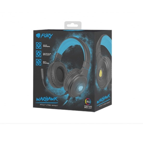 Fury Gaming Headset Warhawk RGB Fury Gaming Headset Warhawk RGB