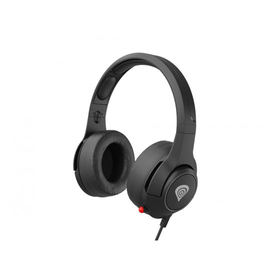 Genesis Headset Argon 600 With Microphone Adapter Black Genesis Headset Argon 600 With Microphone Adapter Black