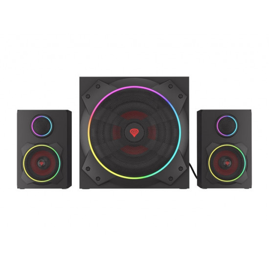 Genesis Speakers Helium 800BT 2.1 Bluetooth ARGB, Black Genesis Speakers Helium 800BT 2.1 Bluetooth ARGB, Black