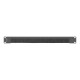 Lanberg 19" brush panel 1U AK-1103-B, black Lanberg 19" brush panel 1U AK-1103-B, black