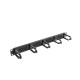 Lanberg 19" cable management AK-1203-B brush panel 5 rings- type b 1U, black Lanberg 19" cable management AK-1203-B brush panel 5 rings- type b 1U, black
