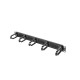 Lanberg 19" cable management AK-1203-B brush panel 5 rings- type b 1U, black Lanberg 19" cable management AK-1203-B brush panel 5 rings- type b 1U, black