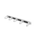 Lanberg 19" cable management AK-1203-S brush panel 5 rings- type b 1U, grey Lanberg 19" cable management AK-1203-S brush panel 5 rings- type b 1U, grey