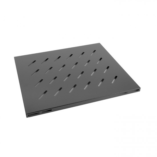 Lanberg 19" fixed shelf 1U / 465x500mm, max load capacity up to 20kg, black Lanberg 19" fixed shelf 1U / 465x500mm, max load capacity up to 20kg, black