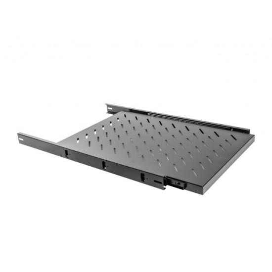 Lanberg 19" sliding shelf 1U / 465x750mm, max load capacity up to 15kg, black Lanberg 19" sliding shelf 1U / 465x750mm, max load capacity up to 15kg, black