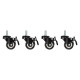 Lanberg castors x4 with thread and brake for wall mounting 19" cabinets Lanberg castors x4 with thread and brake for wall mounting 19" cabinets